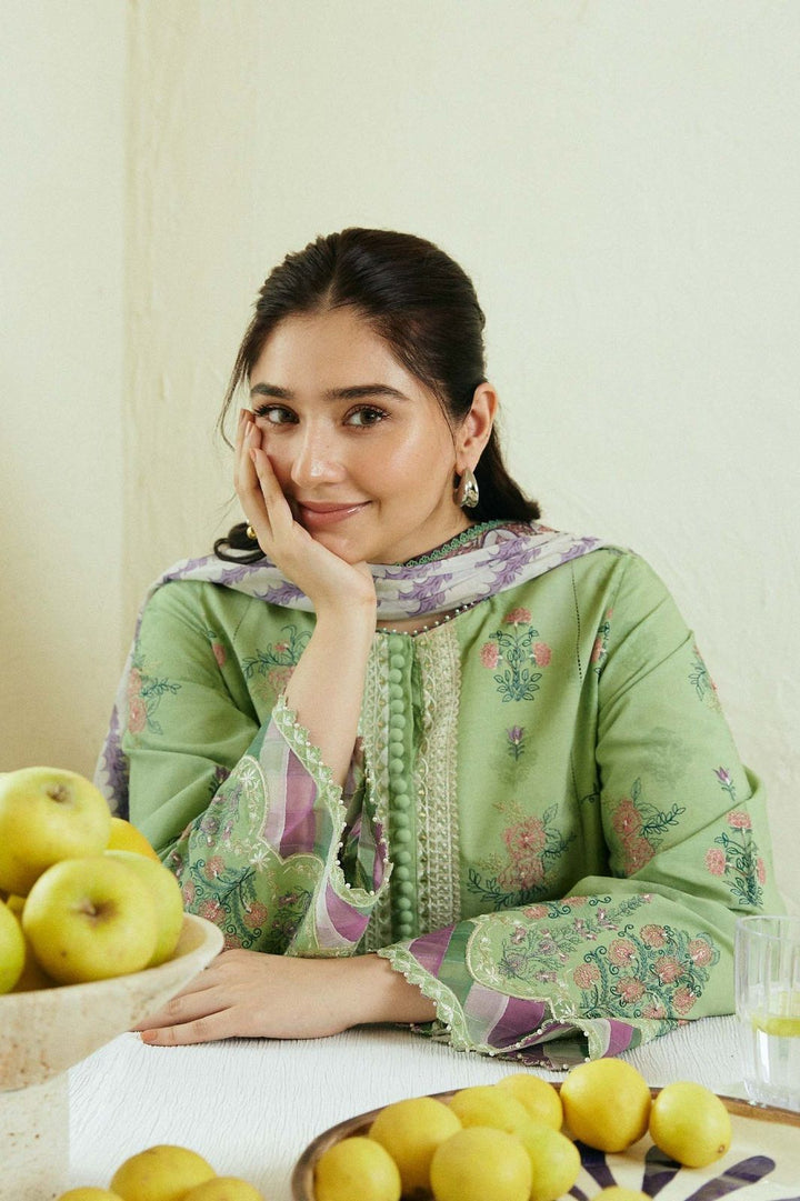 COCO 3pc Unstitched Greenish Wedding Winter Collection
