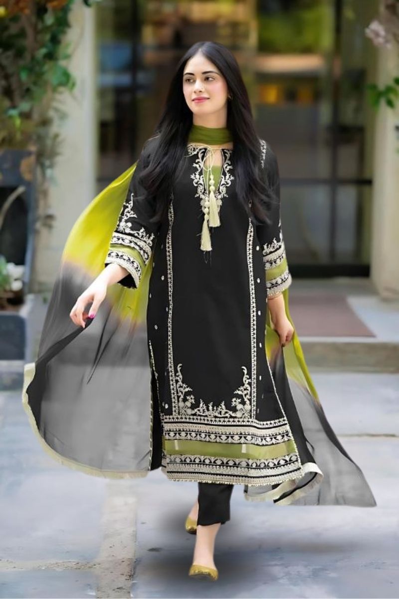 MEENA - Omal By Komal 3Pcs Embroidered Summer Lawn Collection 2025 OK-02