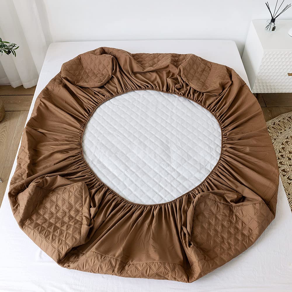 for Kids Adults, Washable Hypoallergenic Mattresses cover Fit Up To 6-12 inch Deep Pocket Queen & King Size
