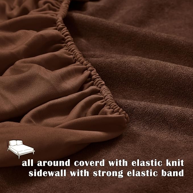 Washable Hypoallergenic Mattresses Cover Fit Up To 6-12 inch Deep Pocket Queen & King Size