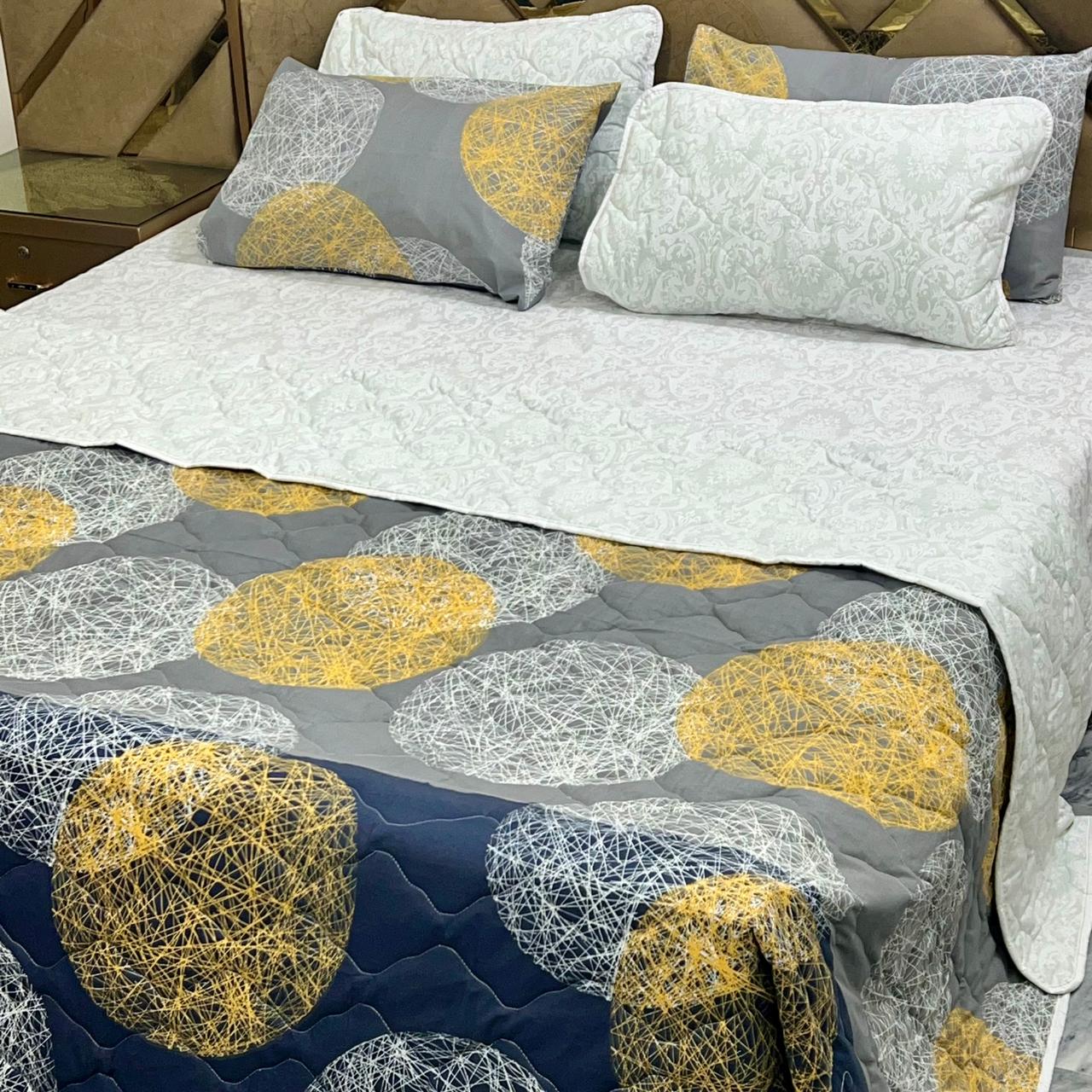 6 PCs Cotton Quilted Comforter Set CS.01