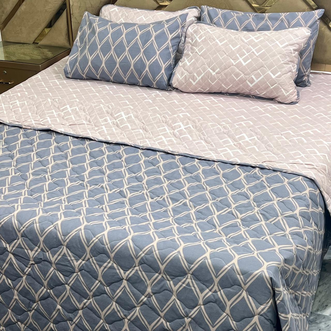 6 PCs Cotton Quilted Comforter Set CS.01