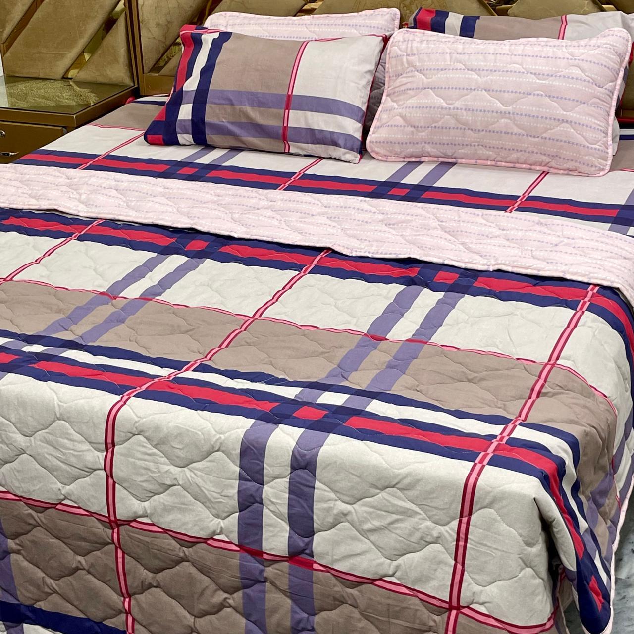 6 PCs Cotton Quilted Comforter Set CS.01