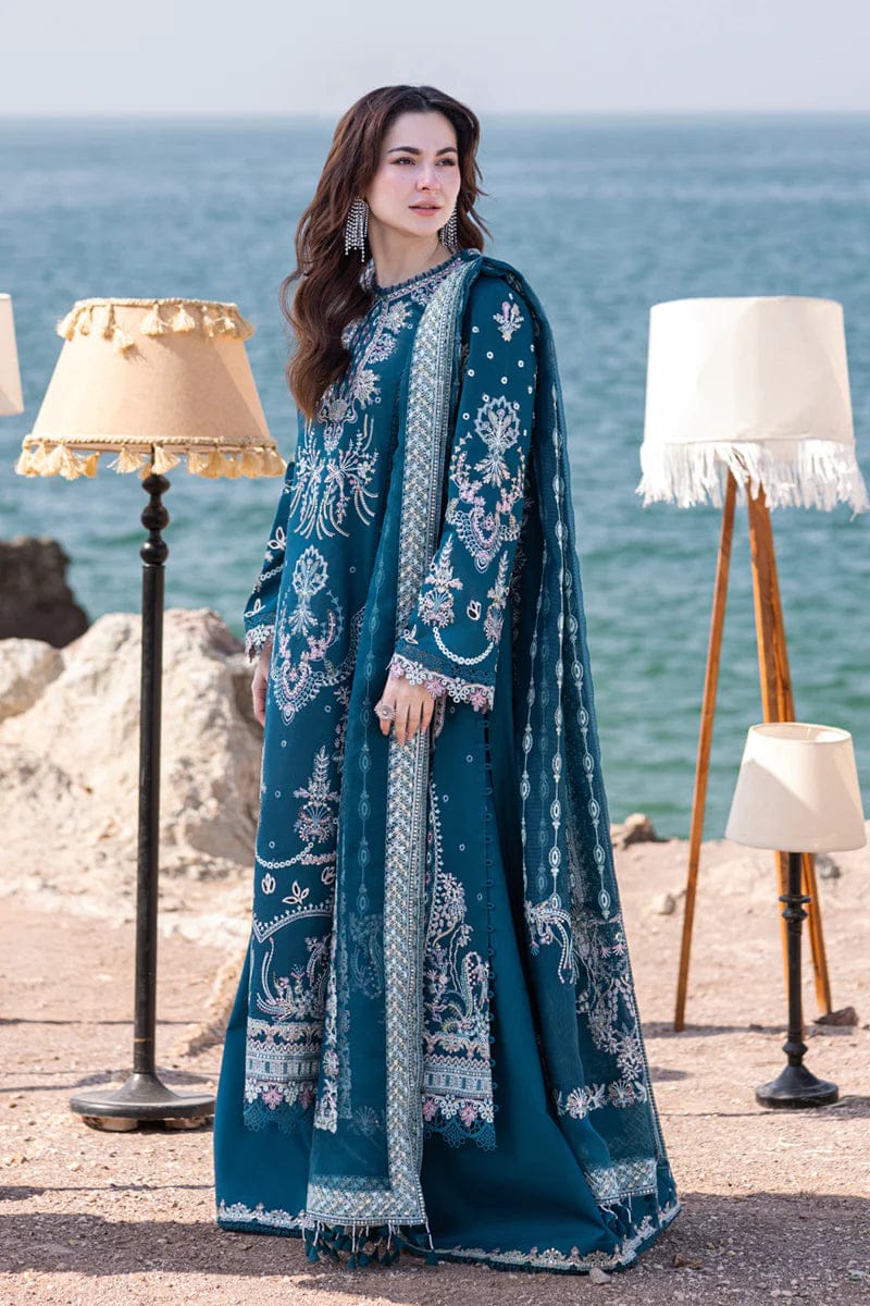 LUXURY LAWN EMBROIDERED 3- PC UNSTITCHED SK-14